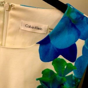 Calvin Klein Cotton Sheath with tags